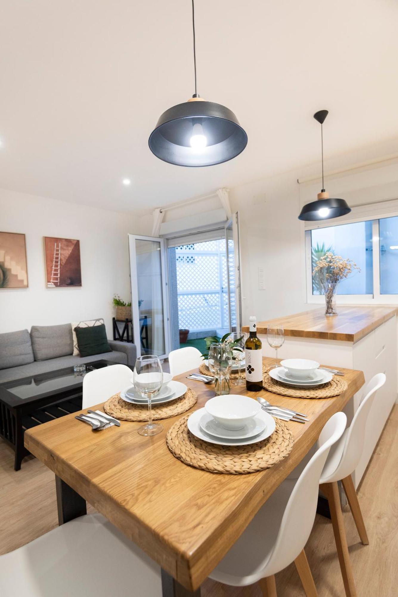 Apartamento A 140 M Playa Canelinas- 2 Habit. 4-6 Pax Sanxenxo Bagian luar foto
