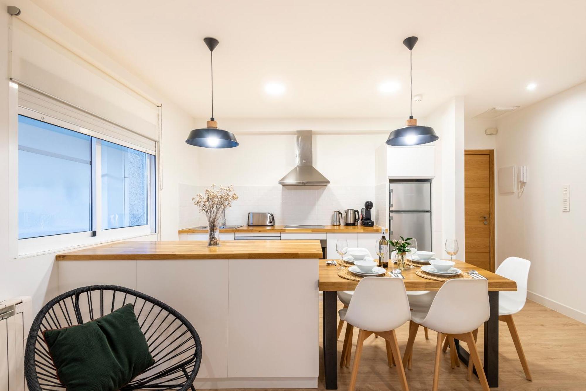 Apartamento A 140 M Playa Canelinas- 2 Habit. 4-6 Pax Sanxenxo Bagian luar foto