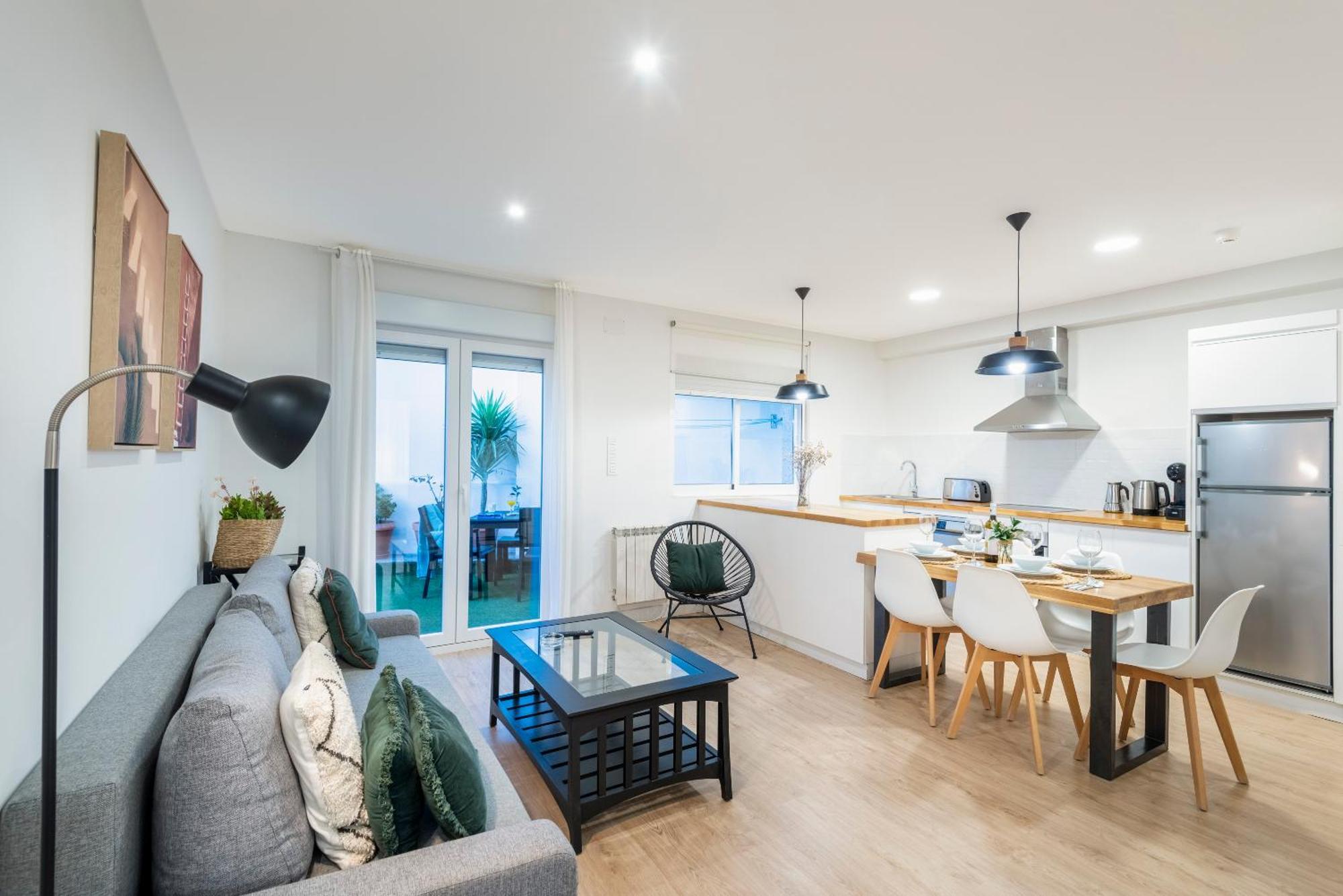 Apartamento A 140 M Playa Canelinas- 2 Habit. 4-6 Pax Sanxenxo Bagian luar foto