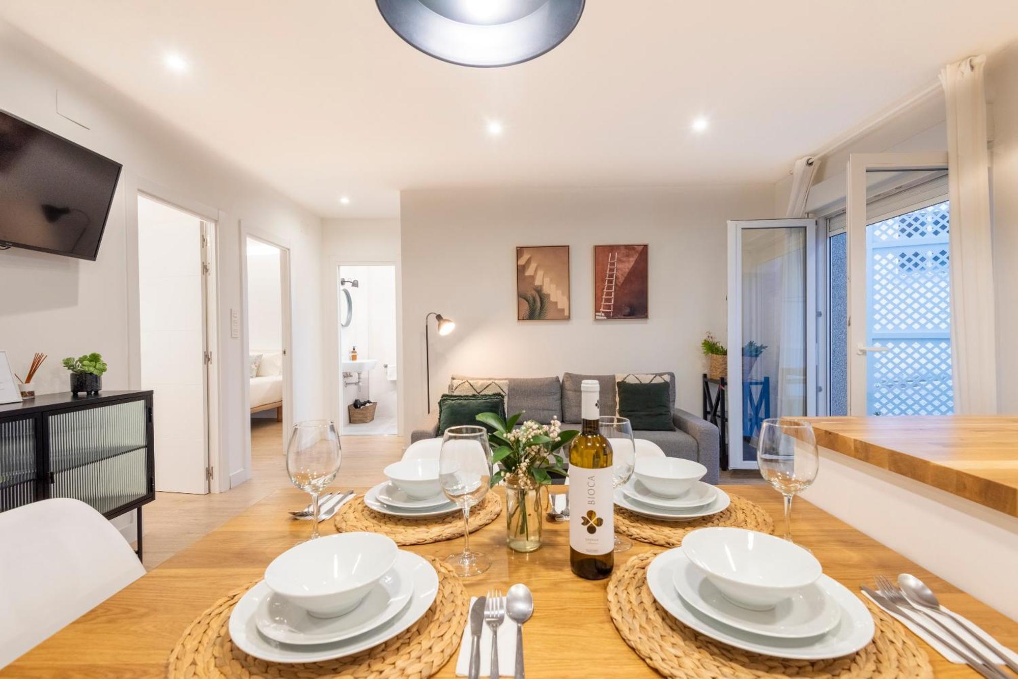 Apartamento A 140 M Playa Canelinas- 2 Habit. 4-6 Pax Sanxenxo Bagian luar foto